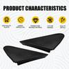 For Toyota RAV4 2009-2012 Pair Side Black Mirror Corner Triangle Bezel Covers I