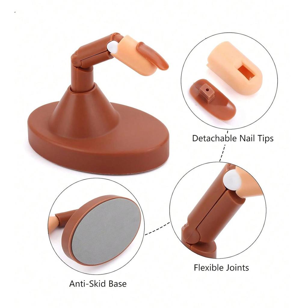 Manicure Joint Finger Mechanical Nail Set For Beginners To Practice Activities With Base To Practice Nails