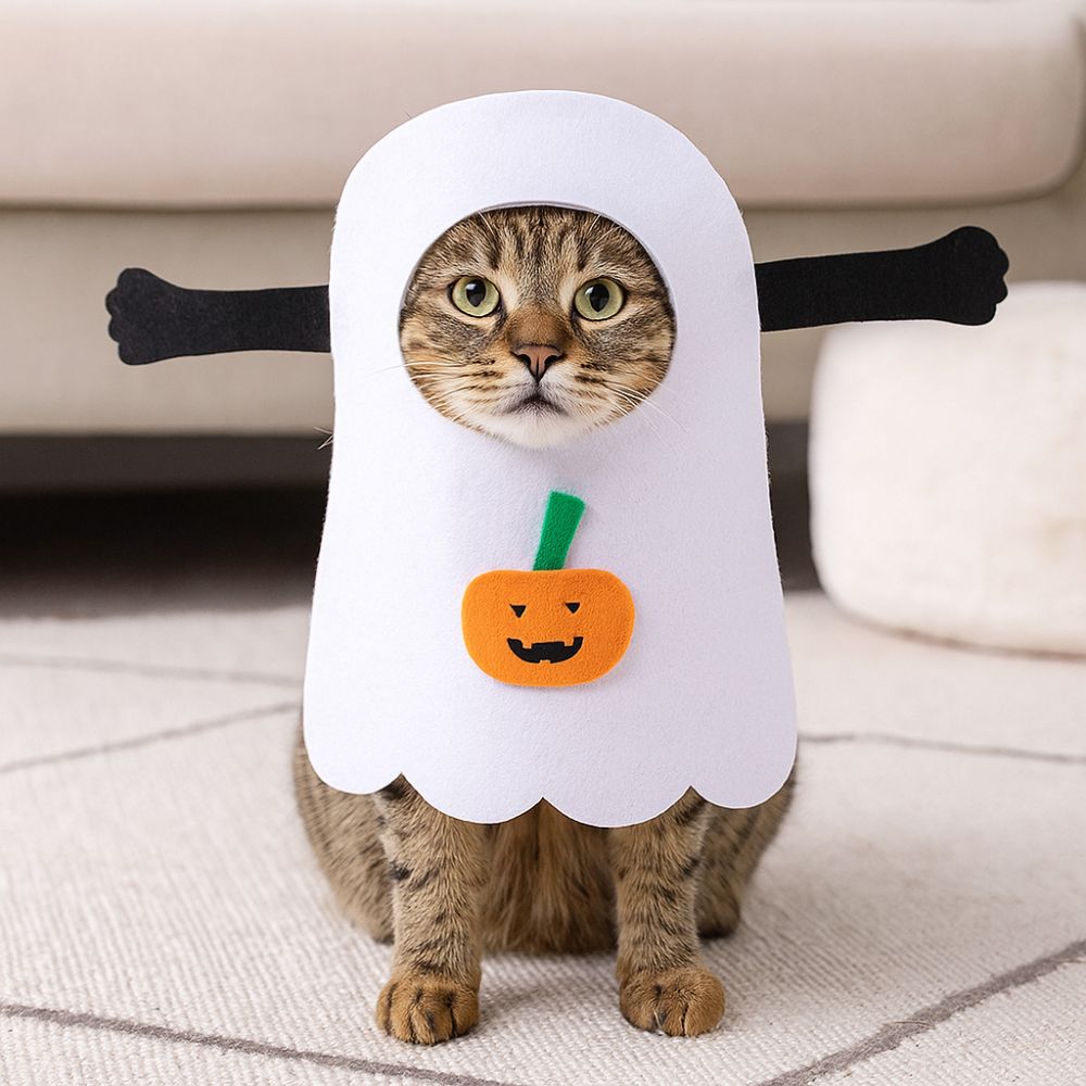 Filz Haustier Cosplay Kleidung Kürbis Spinne Halloween Katze Kopfbedeckung Halloween Party