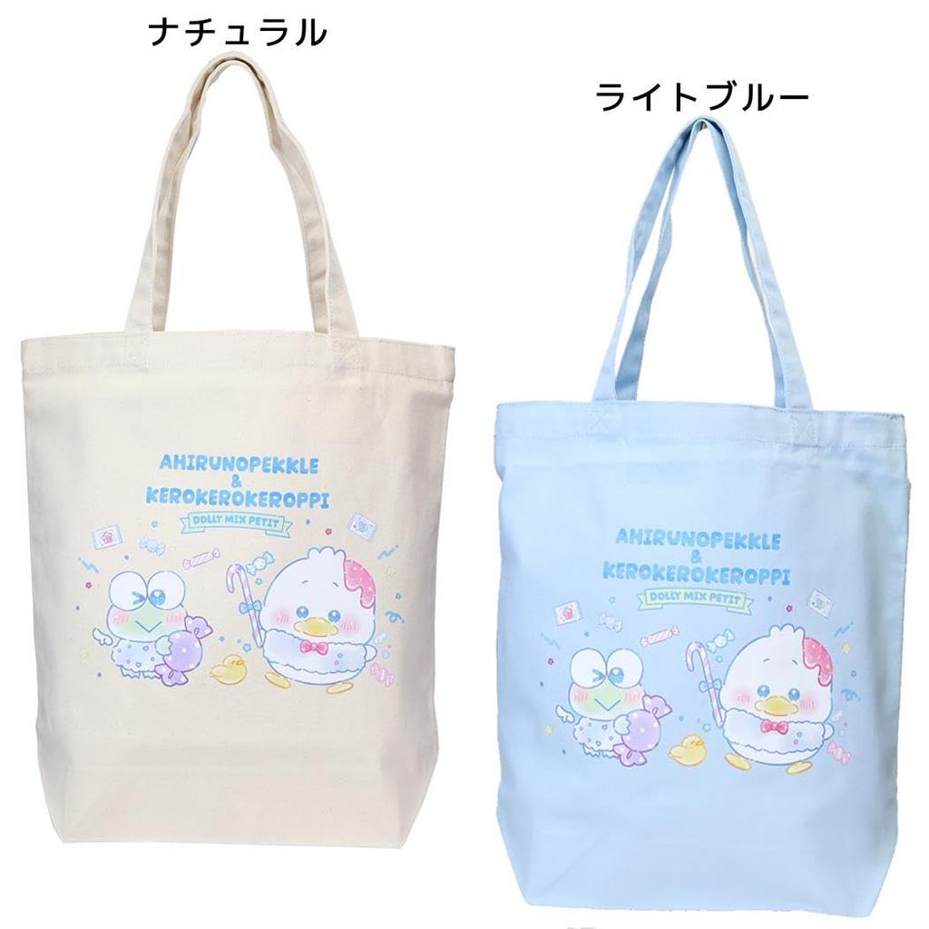 Pekkle the Duck Kerokerokeroppi x DollyMix Petit Pekkle the Duck Kerokerokeroppi x DollyMix Petit Tote Light Blue & & Bag,