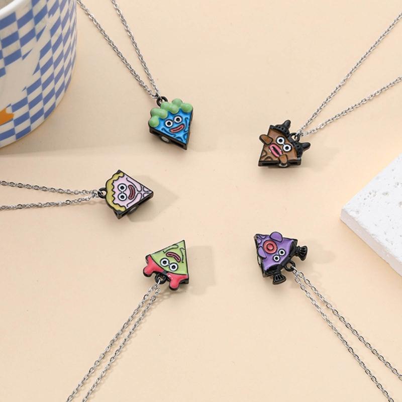 5 Pezzi Collane dell'Amicizia Collana con Ciondolo Pizza Migliore Amica