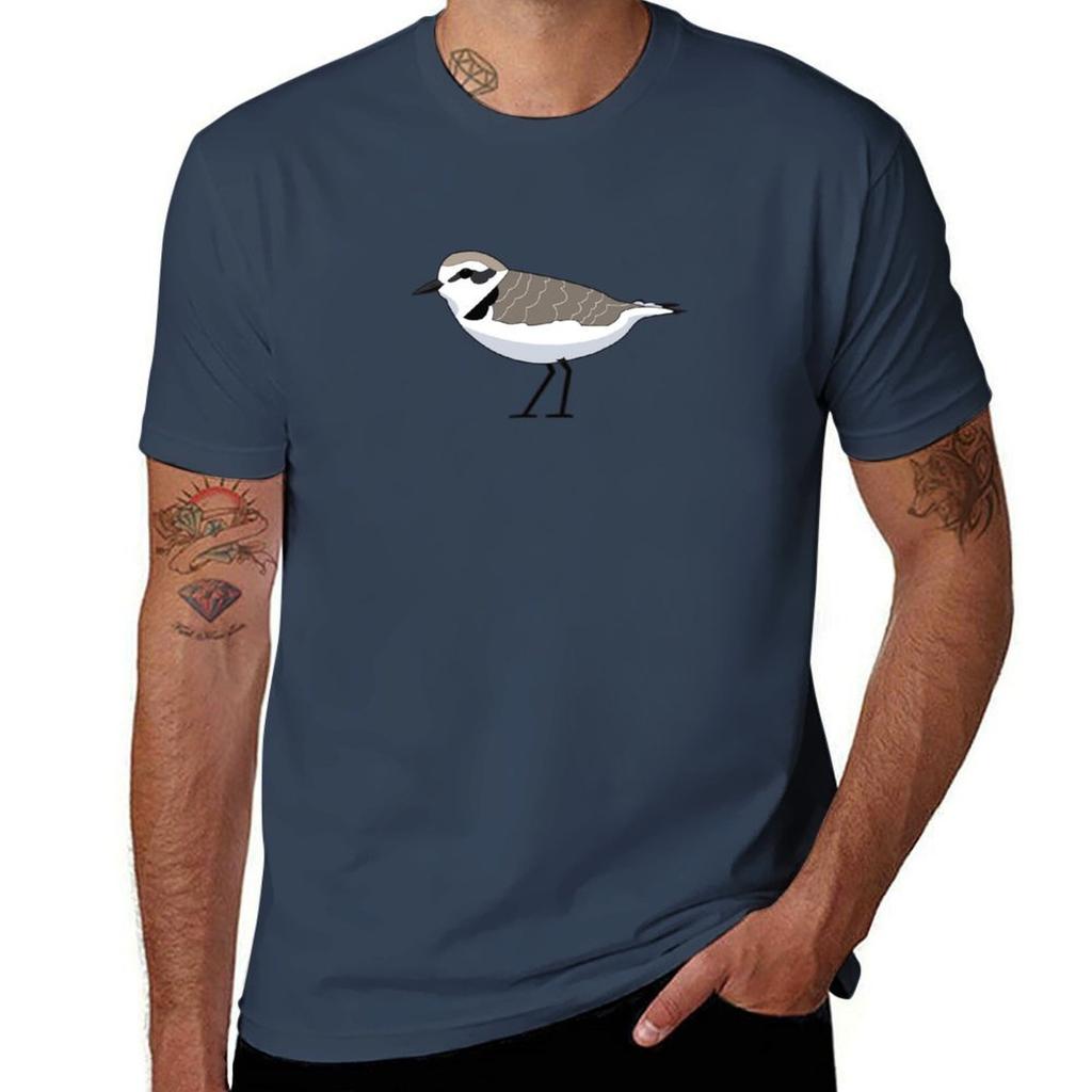Snowy Plover Transparent Tshirt Lightweight Gym Training Tshirt
