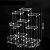 Acrylic Perfume Shelf Multi-layer Cosmetics Storage Rack Stepped Dressing Table Desktop Organizer for Skin Care Products