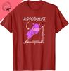 Hippopotamus Geometry Funny Math Lover Hypotenuse Costume T-Shirt Casual Streetwear Mens T Shirt Camisas Streetwear