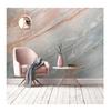 Mural Pink Gray Marble Wallpaper For Walls 3d Modern Living Room Tv Backdrop Wall Mural Decor