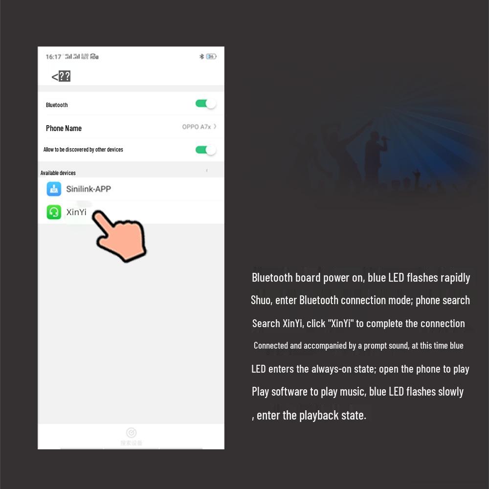 10W/20W Bluetooth Stereo Amplifier Board for 12V/24V Systems - Model XY-KA15H