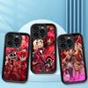 H-Hazbin H-Hotel Phone Case For iPhone 17 16 15 14 13 12 11 Pro Max 16E Plus INS Soft Cover