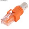 RF Female To RJ45 Male Coaxial Barrel Coupler Adapter Coax Adapter, RJ45 To RF Connector BNC F-Type Connector