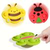 New, Fun And Interesting 3pcs Set of Novelty Spinning Tops, Interactive Rotating Toys, Suction Cup Spinning Fun Bee, Butterfly And Ladybug Design