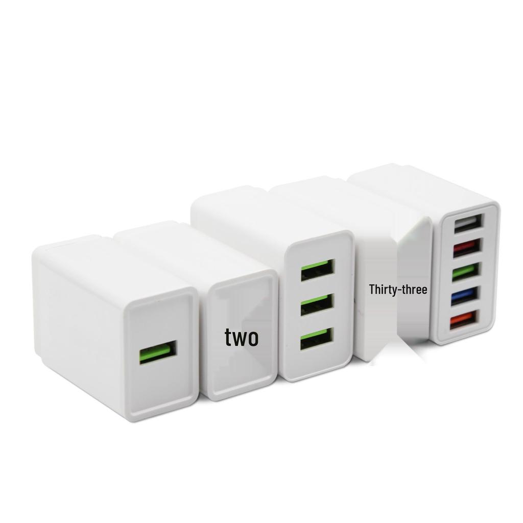 4-Port USB Fast Charger for Apple/Android Devices - 4A Universal Power Adapter