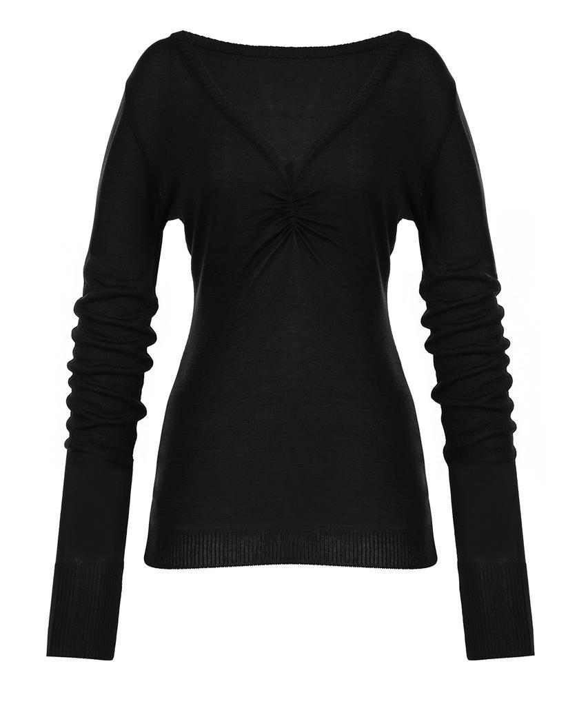 Leijeumiya Iri Shirring Knit [Black]