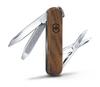 VICTORINOX Classic SD Wood Schweizer Taschenmesser Multifunktionsmesser Outdoor Camping Schere mit Schlitzschraubendreher Ausgestattet mit Nagelfeile Schweizer