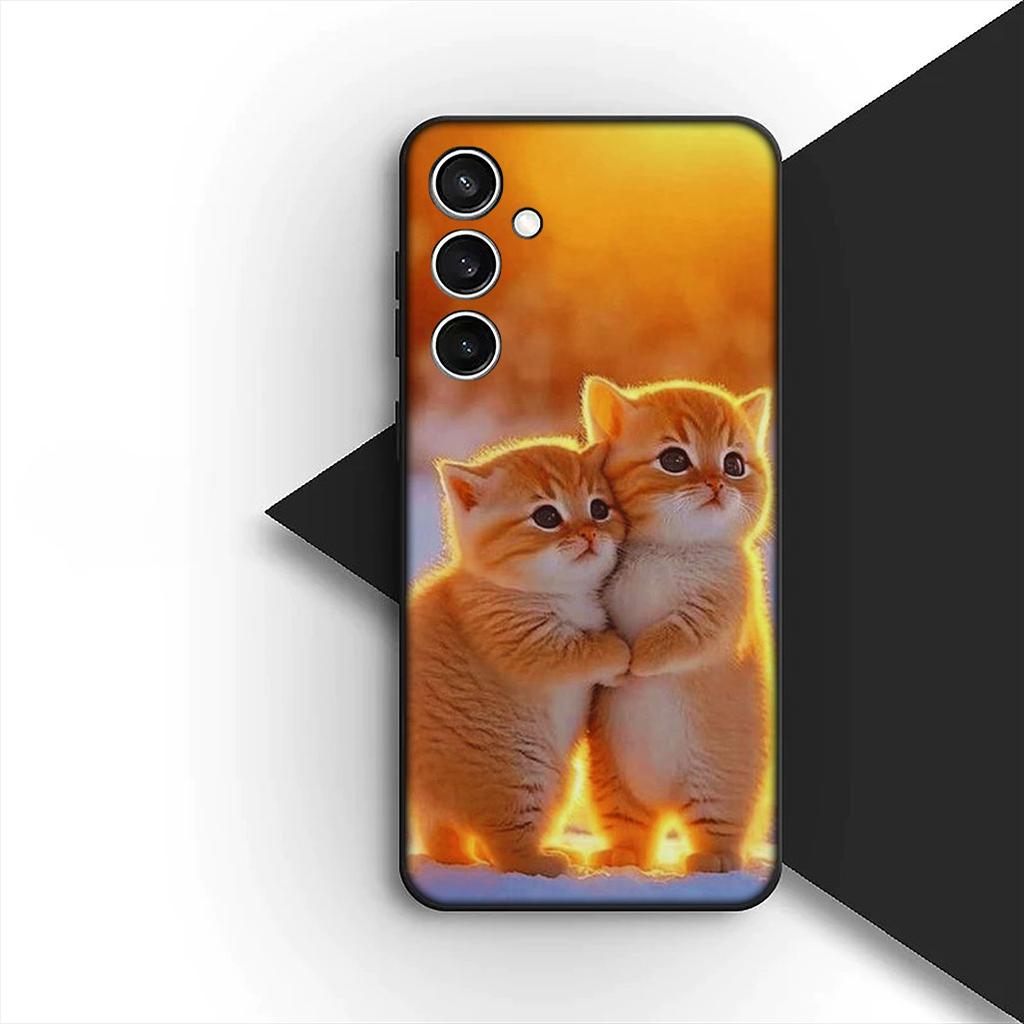 Soft Cover for Apple iPhone 17 Pro XS Max Air 6 7 8 Plus 5 + SE 2022 SE2 16E Casing Phone Case Comics Cat Meow Lovely