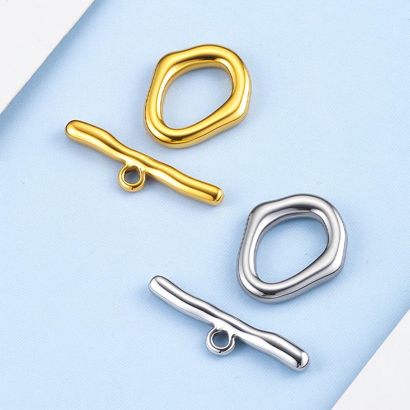 Colorfast Stainless Steel OT Clasp for DIY Jewelry: Pearl Necklace & Bracelet Connector