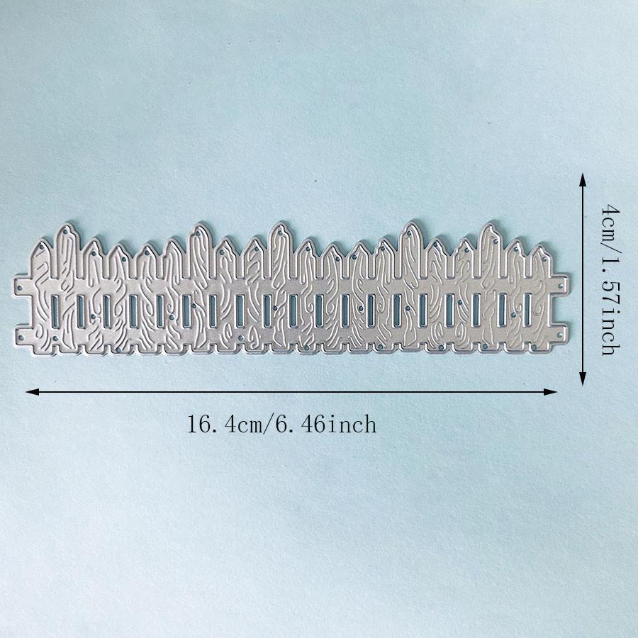 Fence Metal Cutting Dies DIY Scrapbooking Embossing Paper Photo Album Crafts Templates Mould Stencils