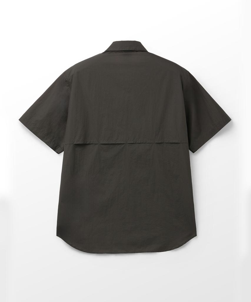 Hellinogseuweeo Light Pack Short Sleeve Shirt_Dark Brown