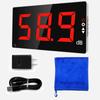 Wellvie Classy Digital Sound Level Sound Level LCD Alarm Decibel Meter Meter, Wall-Mounted, Tester, 30-130dB, 31.5Hz-8.5KHz, Display, Function, [Used]