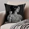 AAlicent Hightower Pillow Fantasy Drama Cushion Cover Pillowcase Antidustmite Invisible Zipper Short Plush Sofa Cushion