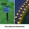 Decorative Solar Outdoor Lights 15 Pcs Mini Ground LED Flat Landscape Lighting Waterproof Small Walkway Garden with Auto On/Off for Pathway Yard