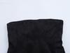 2024 Winter Women's European & American Style Strapless Off-Shoulder Slim-Fit Top