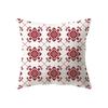 Christmas Theme Snowflake Print Pattern Cushion Cover Home Living Room Sofa Decoration Pillow Pillow Cover
