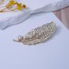 Exquisite Feather Brooch: Luxurious Alloy Corsage Jewelry & Versatile Anti-exposure Pin