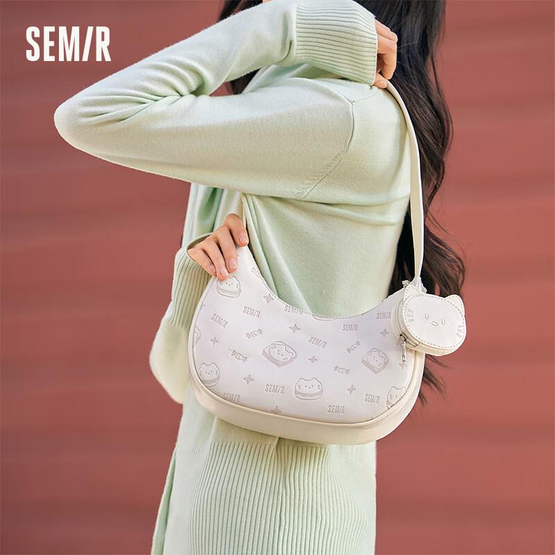 Сумка через плечо Semir с полным принтом, полумесяц, подмышечная, на плечо One Size