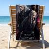 1pc The Witcher Beach Towel, Beach and Seaside Swimming Pool Equipment, Fashion Pattern, Rectangular, Travel Essentials