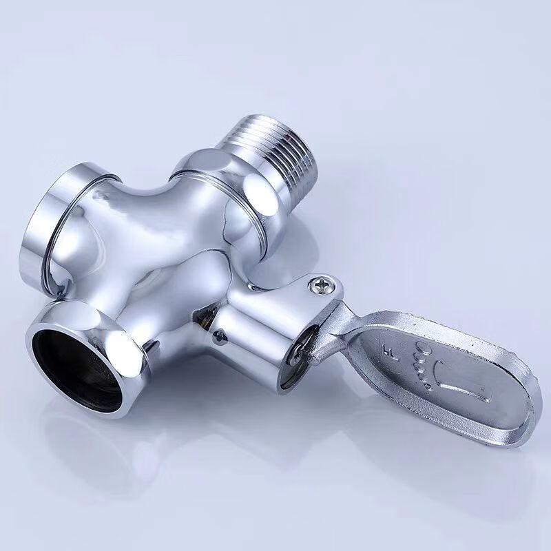 Foot-Operated Toilet Flush Valve