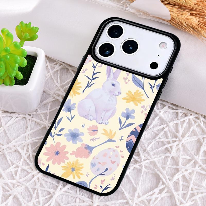 Cute Bunny Rabbit Phone Case for iPhone 17 Air 16 15 11 12 14 13 Pro Max Shockproof Cover