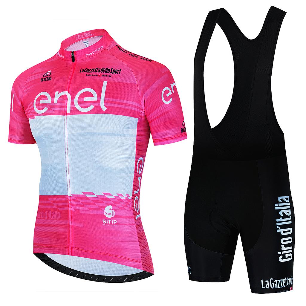 Summer Tour De Italy Team Sports Set Sportswear Jersey Men's Cycling Blouse Mtb Outfit 2023 Uniform Bib Shorts Clothing