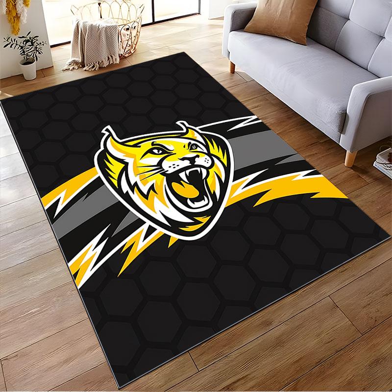 Fierce Tiger Graphic Carpet suitable as a non-slip mat for the living room or bedroom sofa