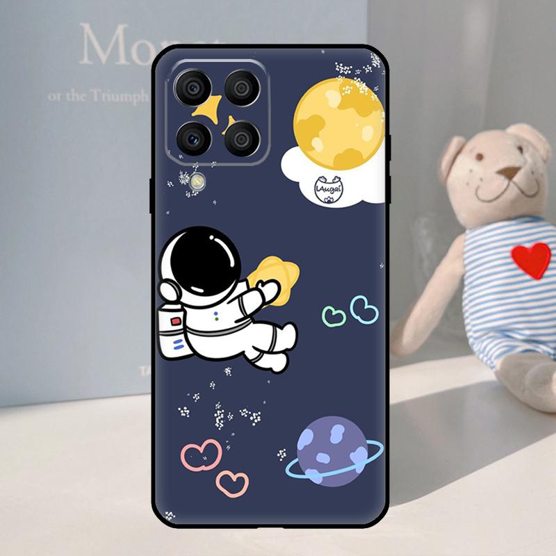 Star Astronaut Cute For Samsung Galaxy M16 M06 M33 M13 M35 M53 M11 M21 M31 M55 M15 M14 M34 M54 M12 M32 M52 Case