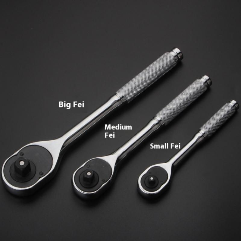 3Pcs  Ratchet Wrench 3/8 1/4 1/2 Ratchet Tool for Tight Space Automotive Repair Home Improvement Easy Socket Wrench