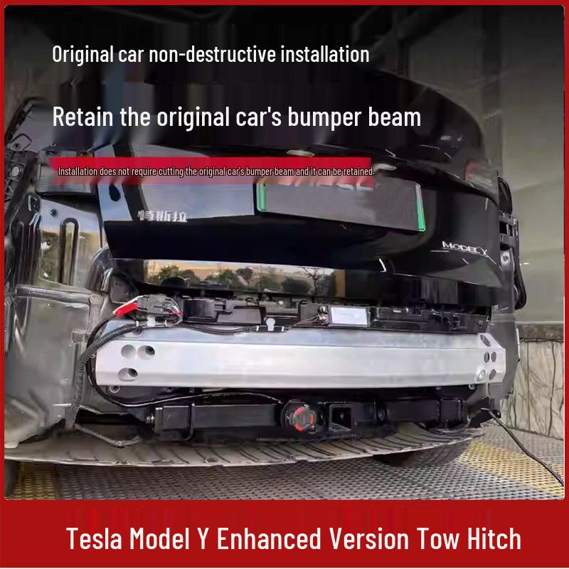 Reinforced Tow Hook for Tesla Model Y Trailer Hitch & RV Modification