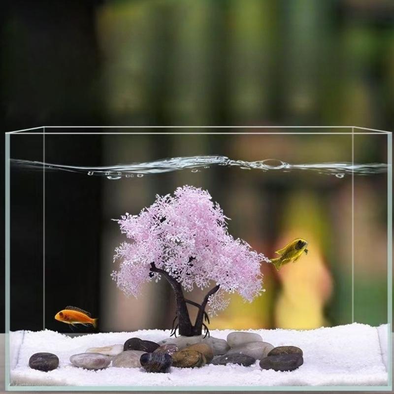 Artificial Water Plant Pine Tree For Aquarium Decoration Underwater Landscape Easy Maintenances Fishtanks Ornament