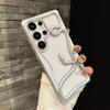 Plating 3D Hollow Out Snake Case For Samsung Galaxy S25 S24 Ultra S23 FE A17 A56 A55 A16 A15 A26 A54 A36 5G Soft TPU Phone Cover