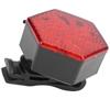 Bicycle Tailight USB Rechargeable Hexagon Safe Warning Flashing Rear Light Cycling Light