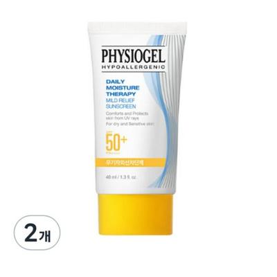 Daily Moisture UV Inorganic Mild Relief Sunscreen SPF50+ PA++++, 40ml, 2 Units