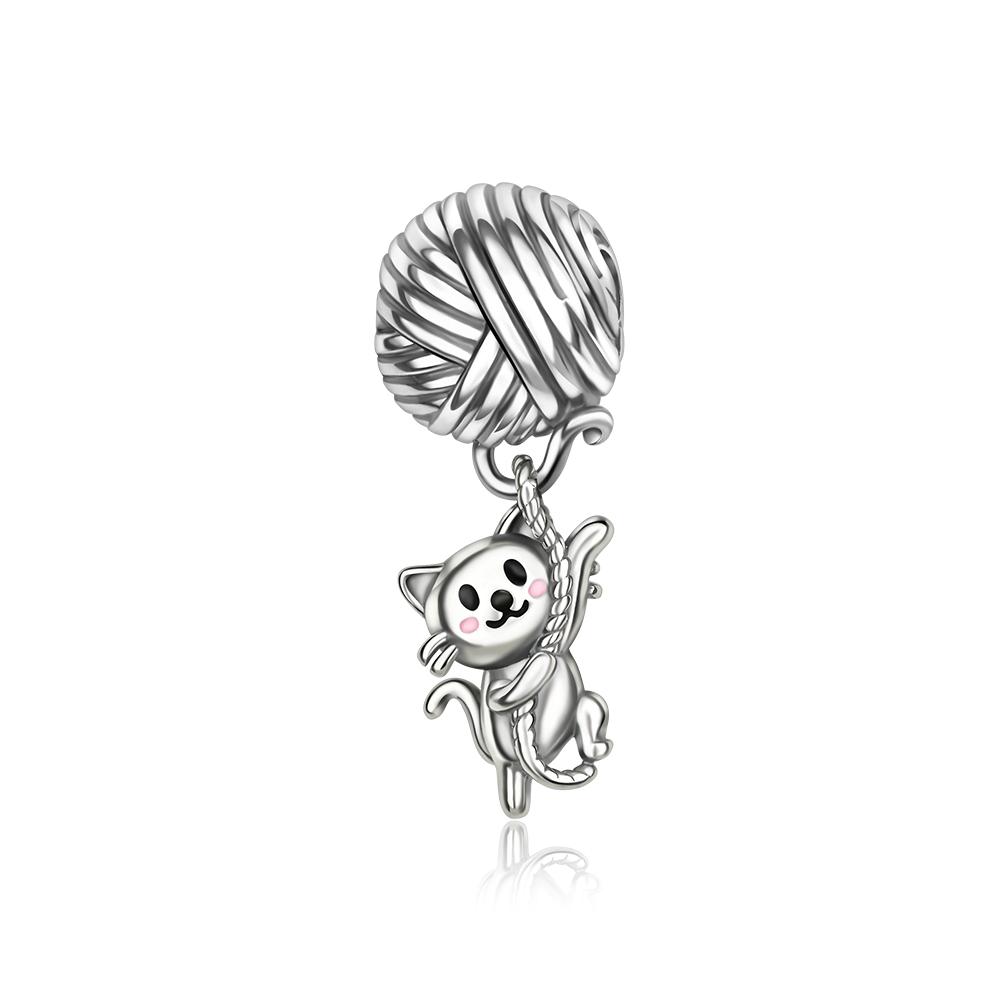 Original Copper Animal Charms Butterfly Safety Chain Beads Pendants Fit Bracelet Necklace Diy Fine Jewelry Gift