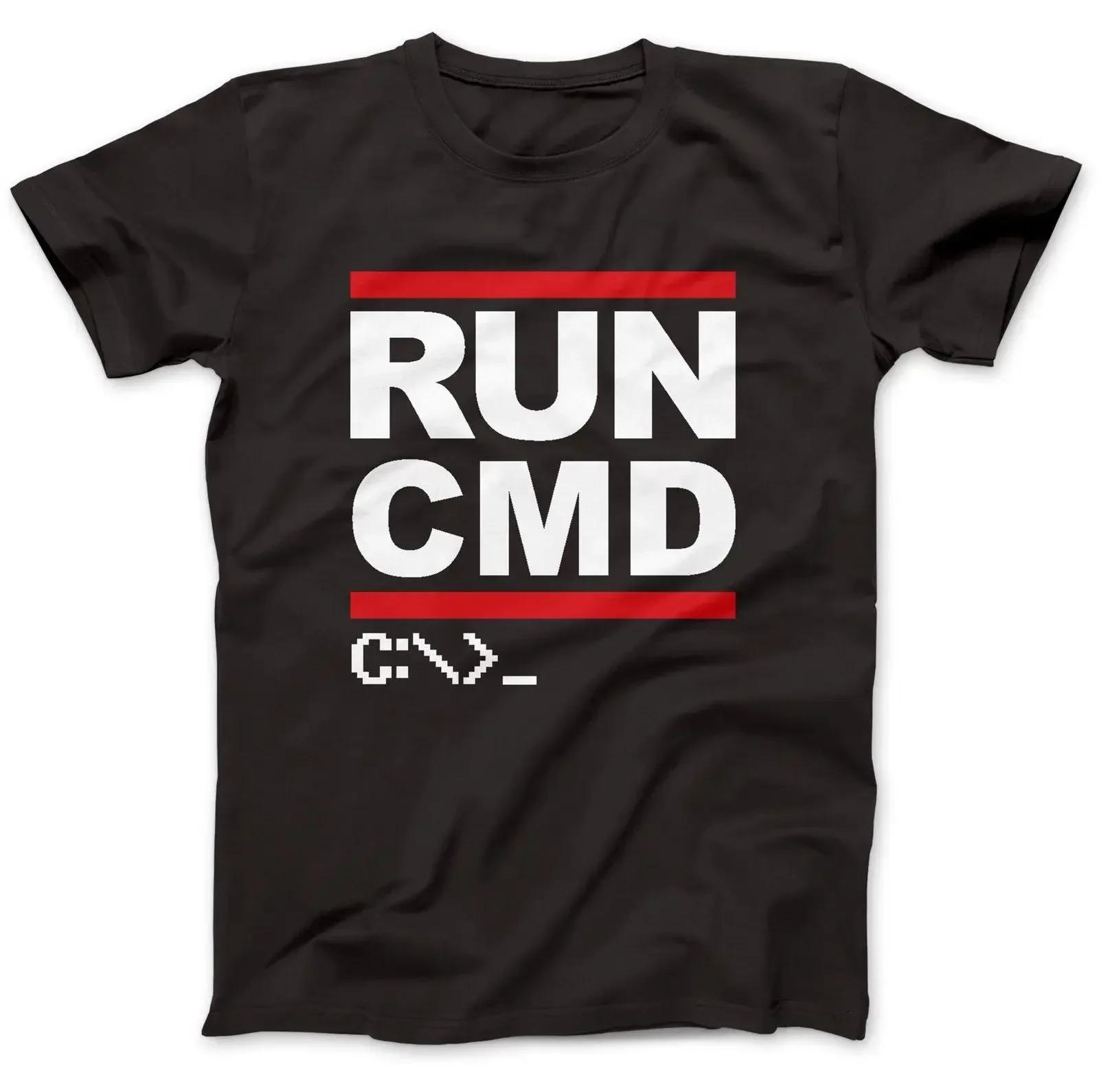 

Geek Nerd Funny Gift Runer CMD Computer Programmer TShirt 100 Cotton ONeck Summer Short Sleeve Casual Mens Tshirt Size S3XL 4XL
