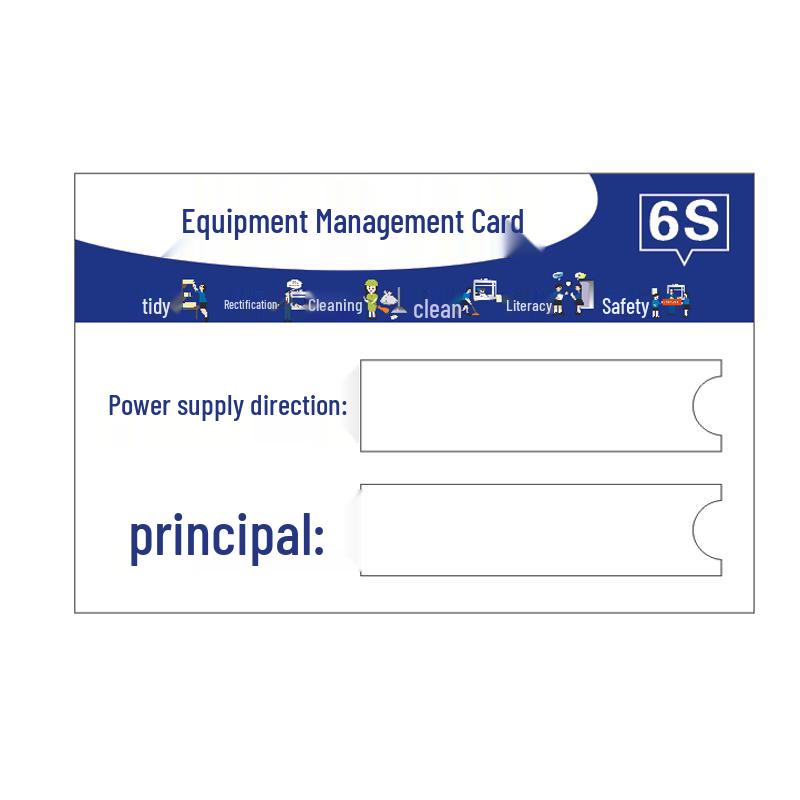 Acrylic 6S Management Responsibility Sign