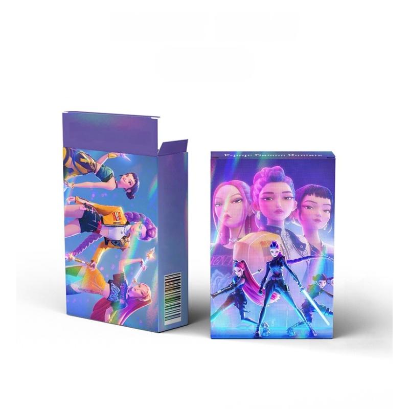 30Pcs Film K-Pop Demon Hunters Flash Cards Cartoon Girls Group Merchandise Hd Lomo Postcard For Fans Collection Photos Gift