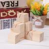 Natural Wood Wedding Supplies Round Shape Base Place Card Picture Frame Clamps Stand Photos Clips
