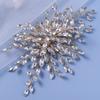 Gold Luxury Crystal Bride Hair Comb Rhinestone Wedding Headdress Jewelry Bridal Handmade Hair Accessories Women Party Ornaments