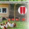 2026New 12Pcs Chickens Rabbit Feeders for Cage,Hanging Chicken Water Feeder Cup, Plastic Birds Feeders Seed Bowl,
