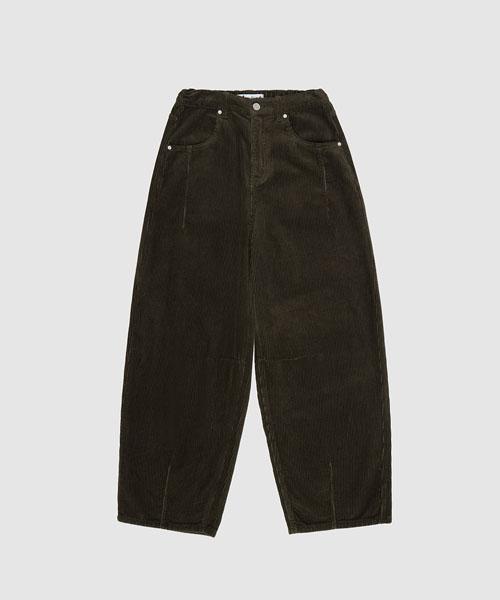 HAINT Mellow Corduroy Baggy Pants_4Colors_Khaki