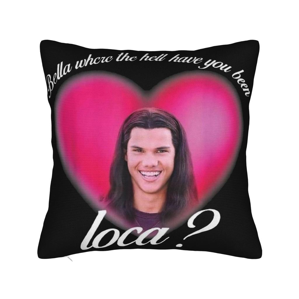 Funny Edward Cullen Jacob Twilight Pillow Cover Comfy Cushion Cover Morden Pillow Case For Living Room Sofa