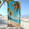 Tropical Sunset Palm Tree Beach Scenery Print Beach Towel,absorbent for Beach Vacations,resort Stays Lake Trips Outdoor Picnics