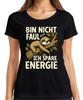I'm Not Lazy I'm Saving Energy Zzz Sloth Funny Gift Women's T-Shirt